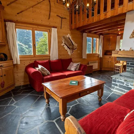 Chaleureux Pres Du Centre Avec Cheminee Et Vue Montagne - Fr-1-688-4 Chalet *