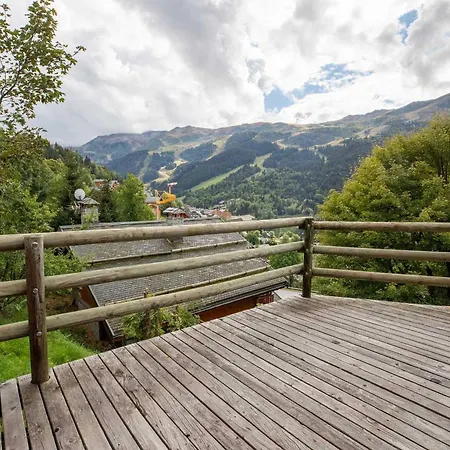 Chaleureux Pres Du Centre Avec Cheminee Et Vue Montagne - Fr-1-688-4 Meribel